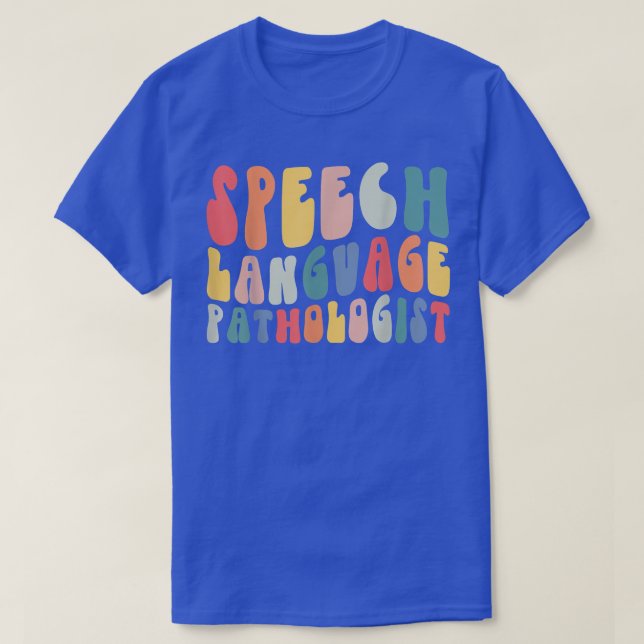 Retro Groovy Speech Language Pathologe SLP Life T-Shirt (Design vorne)
