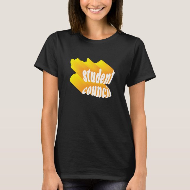 Retro Groovy Student Council Teacher Women Kids T-Shirt (Vorderseite)