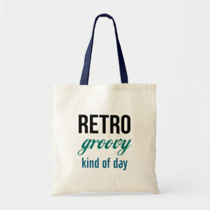 Retro Groovy Tagesrucksack Tragetasche