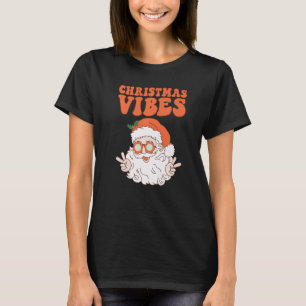 Retro Groovy Weihnachtsstimmung Süßer Weihnachtsma T-Shirt
