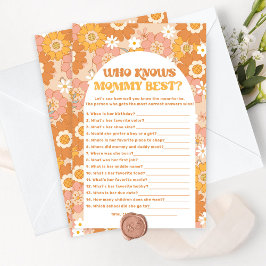 Retro Groovy Wer das beste Spiel der Mommy kennt