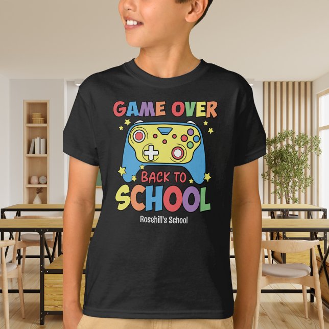 Retro Groovy Zurück zur Schule T-Shirt (Von Creator hochgeladen)