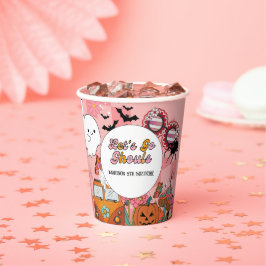 Retro Grooy Lass uns Geburtstag ghoul Halloween ge Pappbecher