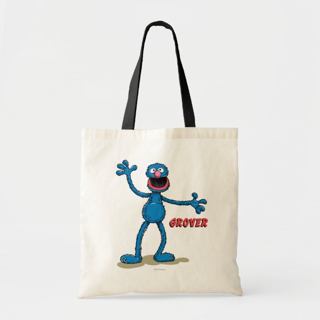 Retro Grover Tragetasche (Vorne)