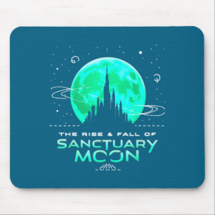 Retro Grünes Zitat Der Aufstieg Und Fall Von Sanct Mousepad