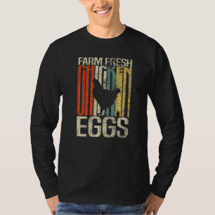 Retro Grunge Bauern frische Hühnereier T-Shirt