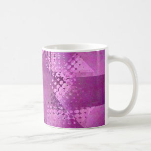 Retro-Grunge-Halfton-Stern Kaffeetasse