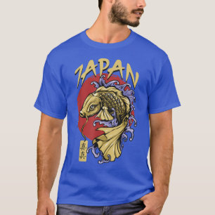 Retro Grunge Japan Kanji Fisch Vintag Koi Carp T-S T-Shirt