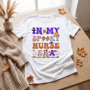 Retro Grusel-Krankenschwester-Geist Halloween "In T-Shirt