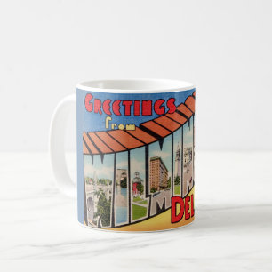 Retro Gruß für Wilmington Delaware Kaffeetasse