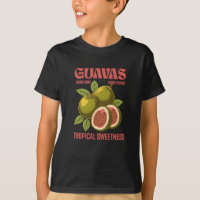 Retro Guavas Fruit Kommerzielle Grafik Art Stil