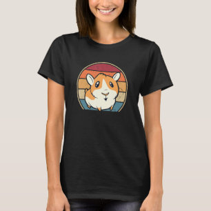 Retro Guinea Pig Langhaar Kurz Haare Züchter Guge T-Shirt