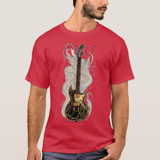 Retro Guitar Gift Guitarist Rock Konzertfestival T-Shirt