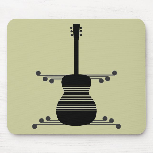 Retro Guitar Mousepad (Vorne)