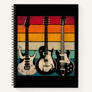 Retro Guitar Notizbuch