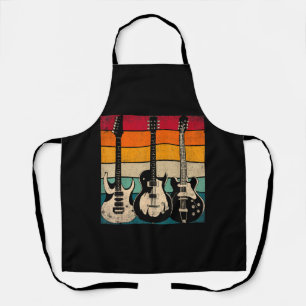 Retro Guitar Schürze