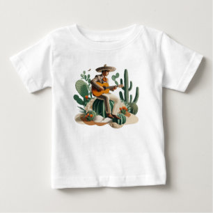 Retro Guitarist Silhouette Musik T - Shirt