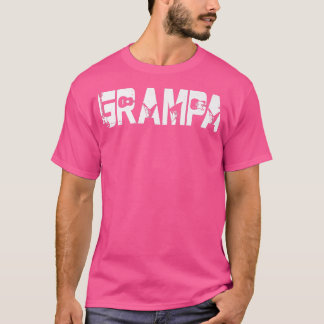 Retro Guitarist Vater Grampa Gitarre Väter Tag M T-Shirt