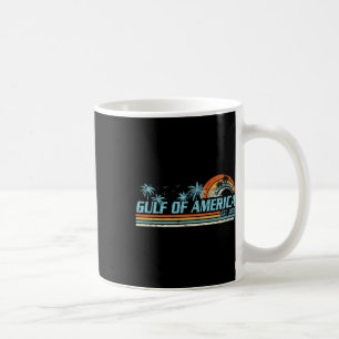 Retro Gulf of US America 2025 American Flag Golf Kaffeetasse