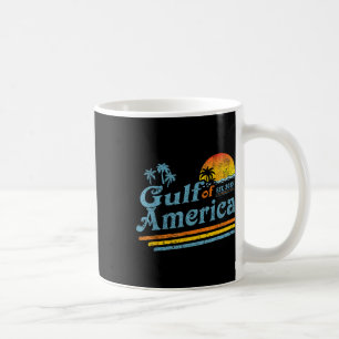 Retro Gulf of US America 2025 American Flag Gulf Kaffeetasse