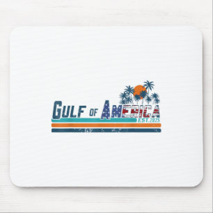 Retro Gulf of US America 2025 American Flag Gulf Mousepad