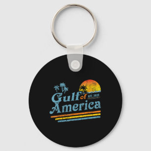 Retro Gulf of US America 2025 American Flag Gulf Schlüsselanhänger