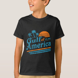 Retro Gulf of US America 2025 American Flag Gulf T-Shirt