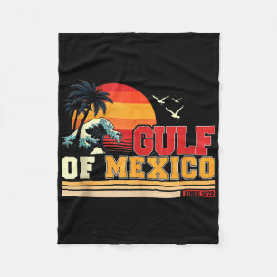 Retro Gulf of US America Est 2025 American Flag G Fleecedecke