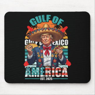 Retro Gulf of US America Est 2025 American Flag G Mousepad
