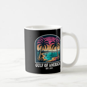 Retro Gulf of US America Est 2025 American Flag J Kaffeetasse