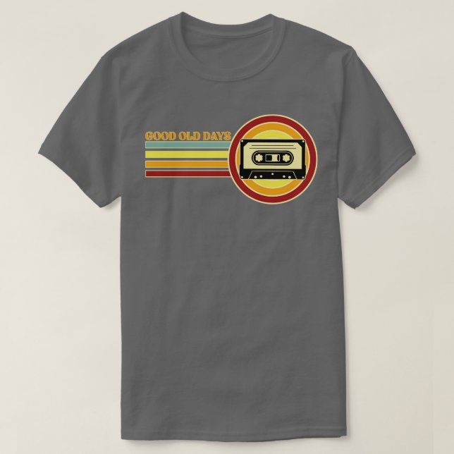 Retro gute alte Tage T-Shirt (Design vorne)