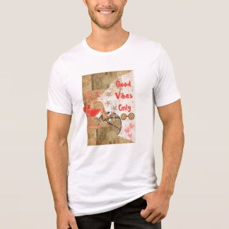 Retro Gute Vibes Only Vintage Pin-Up Mädchen T-Shi Tri-Blend Shirt