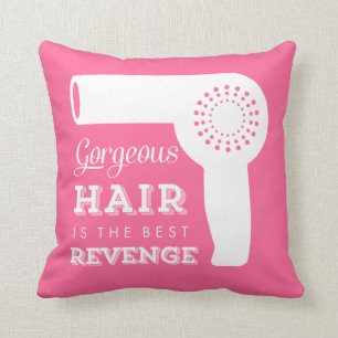 Retro Hairdryer Wurfs-Kissen Kissen