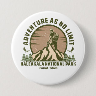Retro Haleakala Nationalpark California Button
