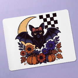 Retro Halloween-Boot mit mondgotischer Ästhetik Mousepad