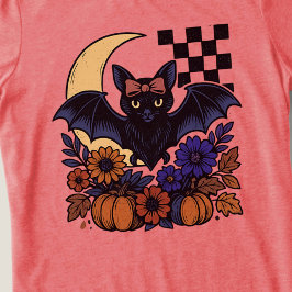 Retro Halloween-Boot mit mondgotischer Ästhetik Tri-Blend Shirt