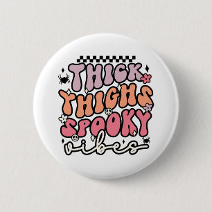 Retro Halloween Button