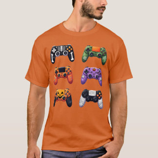 Retro-Halloween-Computerspiel-Controller T-Shirt