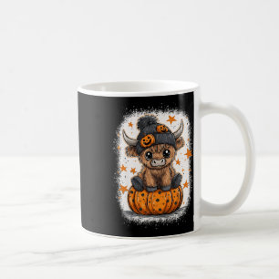 Retro Halloween Cow Pumpkin Fall Cow Erntedank Kaffeetasse
