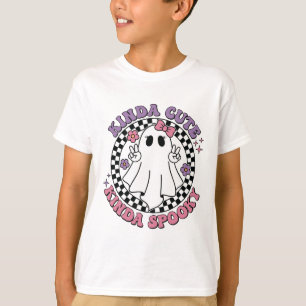 Retro Halloween Feelin Kinda Niedlich Kinda Spooky T-Shirt
