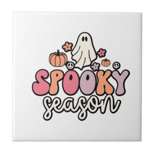 Retro Halloween Fliese