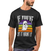Retro-Halloween-Geister-T-Shirt