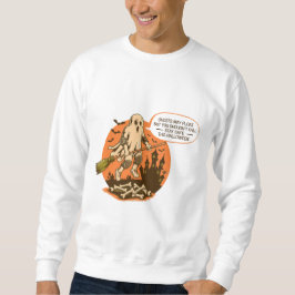 Retro Halloween Ghost Safety - Bleibe Safe Sweatshirt