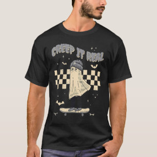Retro Halloween Grusel-Effekt Vintage-Geist Hallow T-Shirt