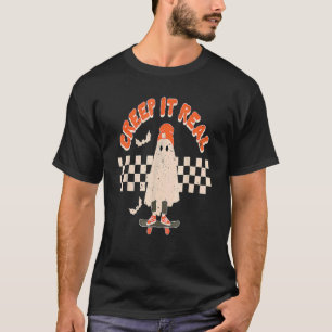 Retro Halloween Grusel-Effekt Vintage-Geist Hallow T-Shirt