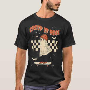 Retro Halloween Grusel ist echt Vintage-Geist Hall T-Shirt