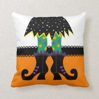 Retro-Halloween-Hexe Kissen