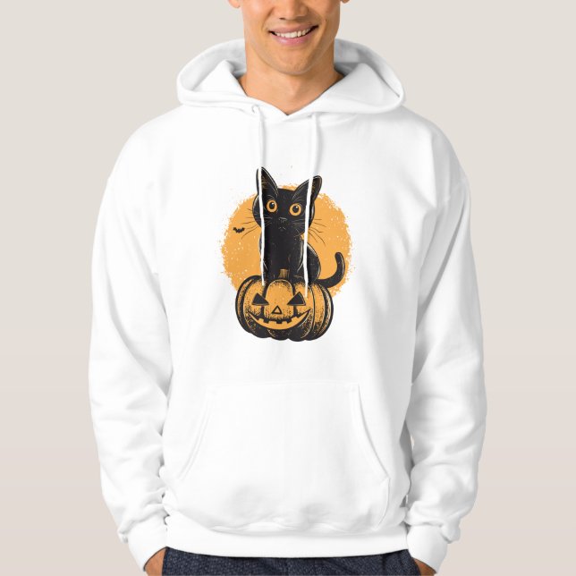 Retro Halloween Hoodie (Vorderseite)