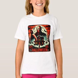 Retro Halloween Horror Night 80er Slasher Vibes T-Shirt