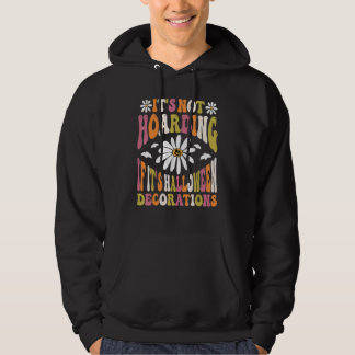Retro Halloween It's Not Hoarding If It's Hallowee Hoodie